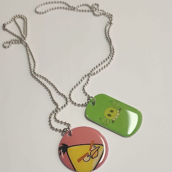 Angry Birds Dog Tag Necklaces - Picture 1 of 4
